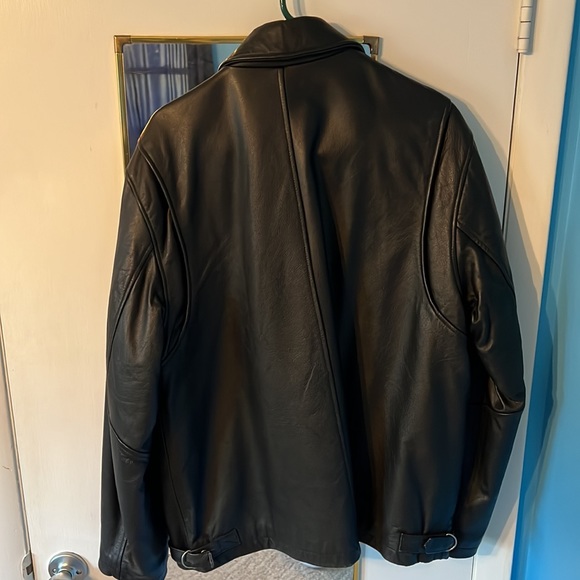 Men’s Colebrook Leather Coat - Picture 3 of 3